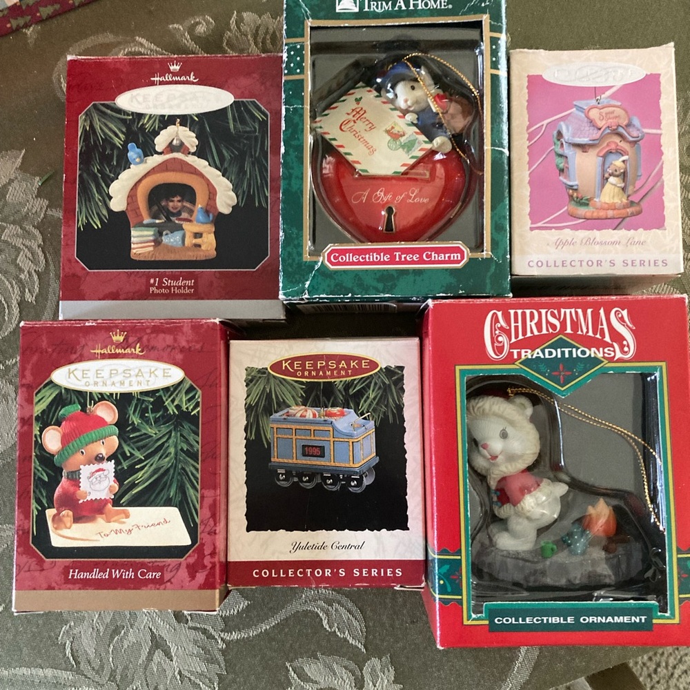 Hallmark and Irma Home Christmas Ornaments Set